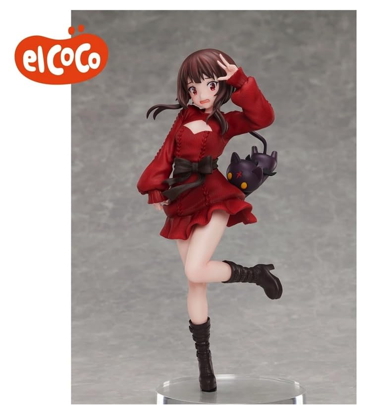 Фигурка Мегумин в масштабе 1/7 "KonoSuba": Божьего благословения в этом прекрасном мире!" 3 фигурки, примерно 21,5 см