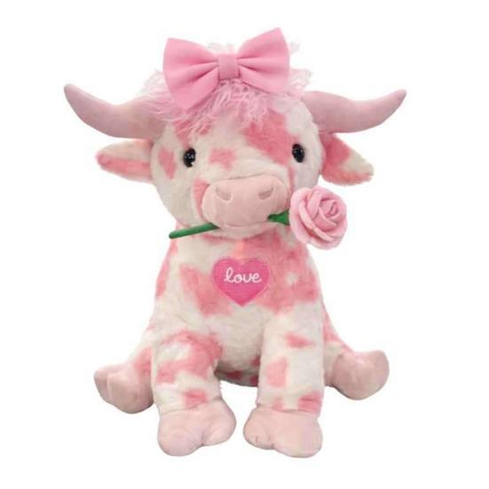 Плюшевая игрушка, мягкая игрушка, реалистичный дизайн шотландской высокогорной коровы, мягкий плюшевый декор