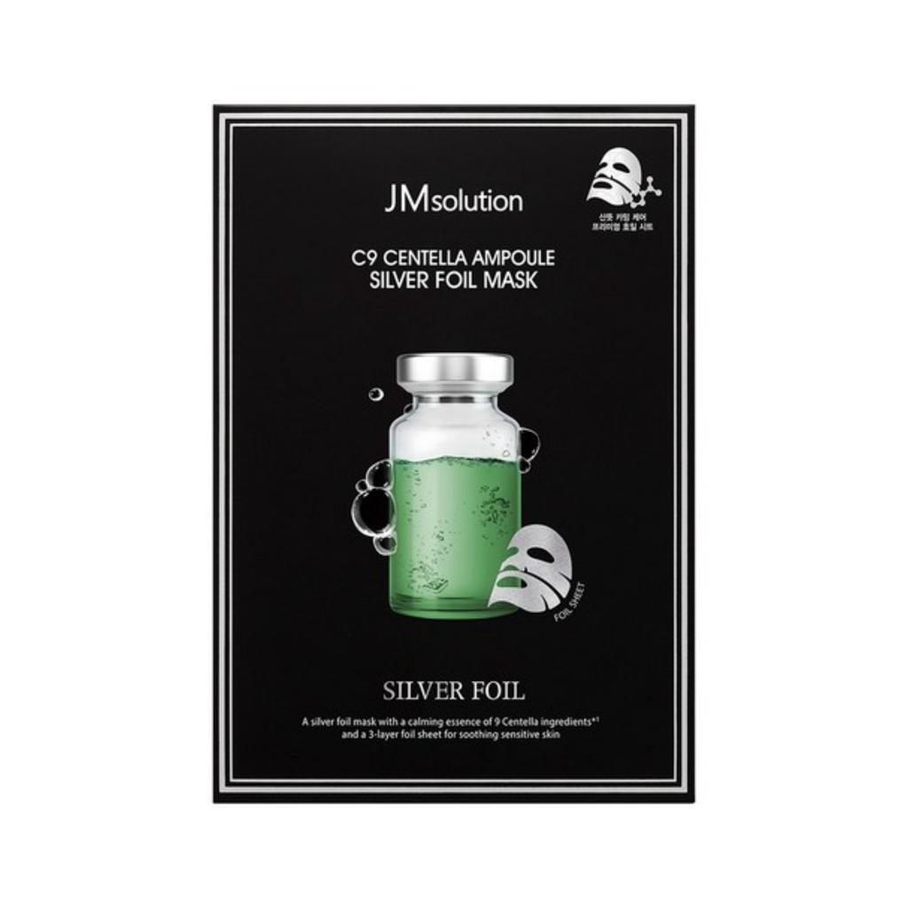 JMsolution C9 Centella Ampoule Silver Foil Mask 35ml x 10ea