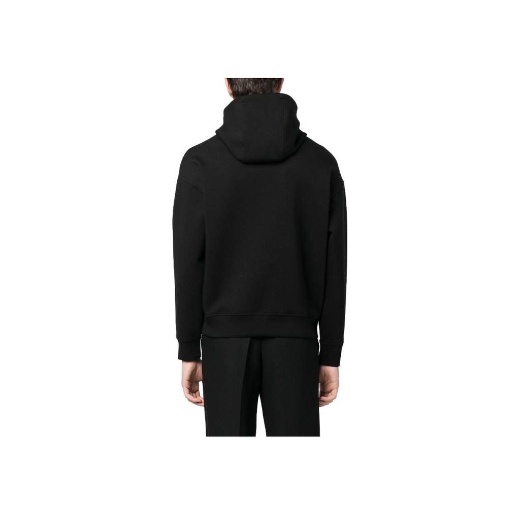 Emporio Armani Толстовка с принтом букв однотонная SS23 Мужские толстовки Черный 3R1MBI-1JHSZ-0043