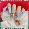 20Pcs/set Nail Supplies Christmas Nail Decorations Christmas Nail Accessories  Manicurist