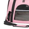 Cat Carrier Handbag with Adjustable Strap and Detachable Cushion for Travel