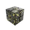 Infinite Cube Aluminum Alloy Metal Edc Stress Relief Mini Toy Portable Office Infinite Flip Cubic Fidget Relax Venting Toys