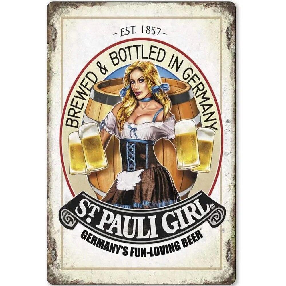 Beer Menu Free Beer Toorrow Metal Tin Signs Posters Plate Wall Decor for Bars Man Cave Cafe Clubs Retro Posters Plaque