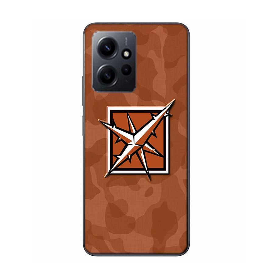 Game Rainbow S-Six S-Siege Phone Case For Redmi 12 13C 12C 15C 9 10 10C Note 13 Pro Plus 14 15 Pro 9T 9C 9A TPU Soft Cover Clear