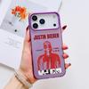 Чехол для телефона певца J-Justin B-Bieber для iPhone 17 16 15 14 13 12 11 Pro Max Air Матовый Лазерный Аврора Ударопрочный Funda