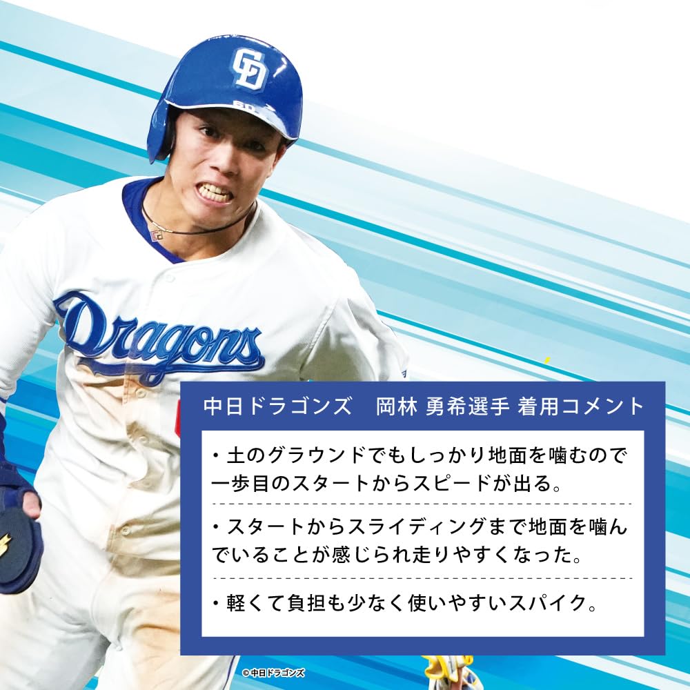 Металлические шипы PROEDGE, совместимые с бейсболом для старших классов ESF3240LW 1010 [SSK] AG-LW 25,0 см