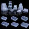 Transparent Jewelry Beads Container Plastic Small Items Case Sundries Organizer  Power Tools Holder