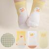 3 пары сетчатых детских носков с антискользящим покрытием, летние нескользящие детские носки, милые мультяшные носки с антискользящим покрытием для детей