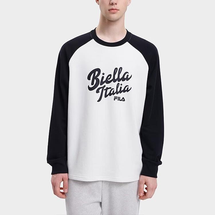 FILA Sweatshirt Unisex Coconut Milk White F11U339205FIV