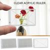 3Pcs Golden Ratio Viewfinder Ruler Fibonacci Rule of Thirds Composition Portable Clear Acrylic Photography Drawing Painting Ruler Card Positioning