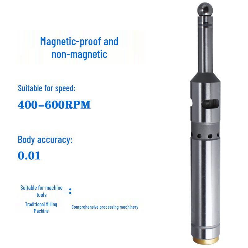 Precision Non-Magnetic Photoelectric Edge Finder with Sound for Milling Machines