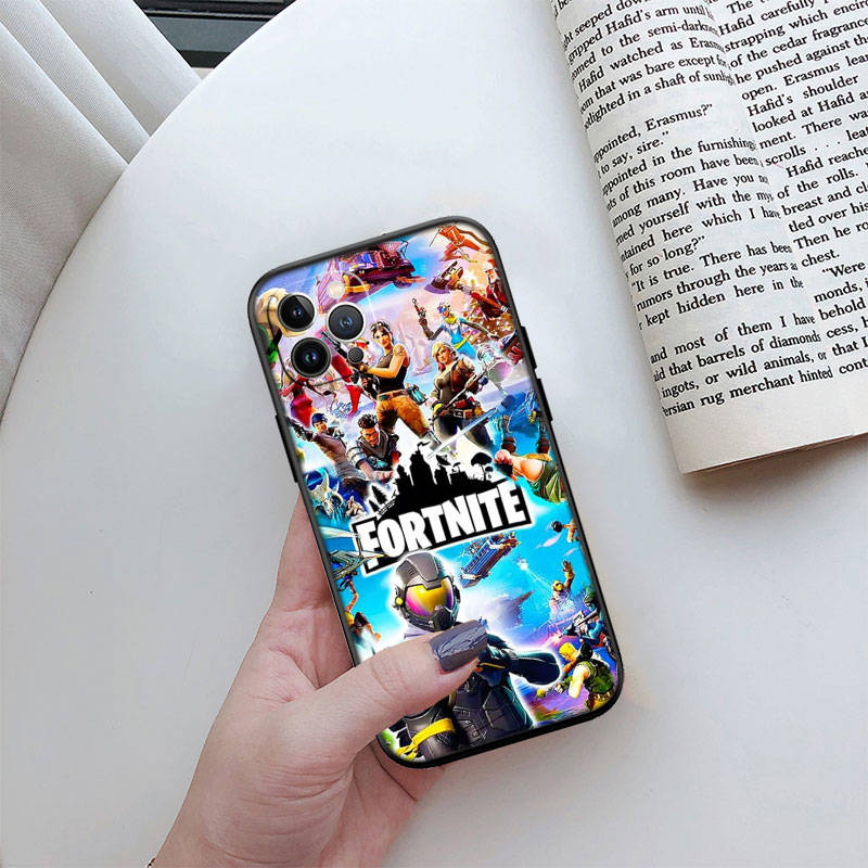 Чехол для телефона ED20 F-Fortnites для iPhone 6 6s 7 8 11 12 13 14 15 XS Pro Max XR X SE Samsung S20 S21 S22 S23 S24 FE Ultra Plus Lite S21S A55