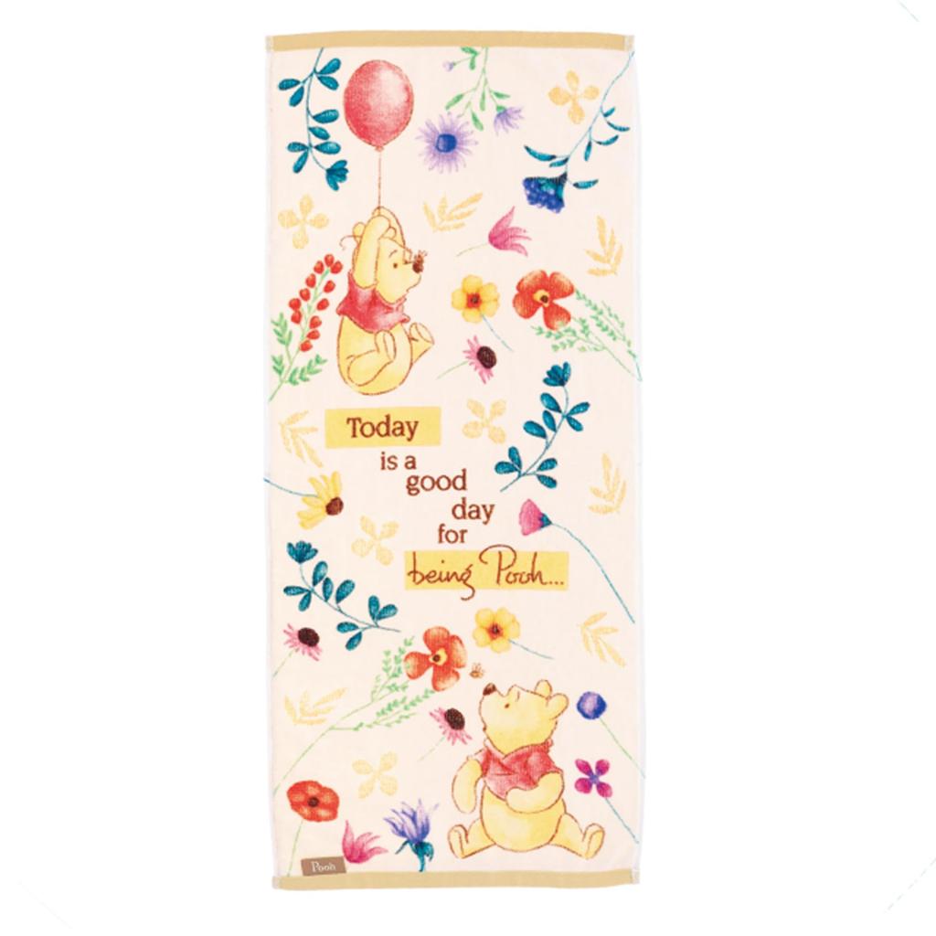 Marushin Face Disney Winnie the Pooh Happiness Flower Disney Winnie the Winnie the for Girls and Face Bath Long 2006049900 Towel, Day, Pooh, Pooh,