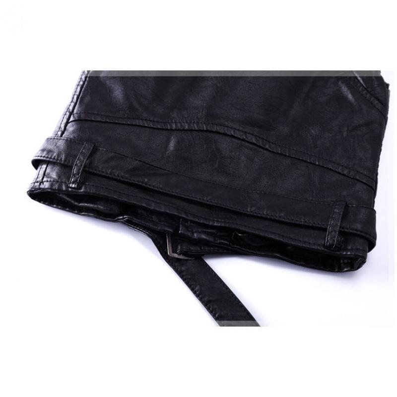 Детский жилет для мальчиков Жилет-куртка Весна Осень Однотонный Детский жилет Мальчик Искусственная кожа Без рукавов Верхняя одежда Одежда