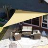 Triangle Sun Shade Sail Waterproof UV Block Sun Shade Canopy Outdoor Awning Shade Cover for Backyard Garden Yard Deck Pergola