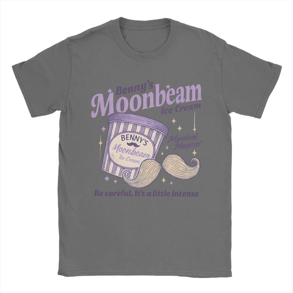 Футболка с принтом Бенсона Буна Летняя Benny’s Moonbeam Мороженое Харадзюку Футболки Мужские Женские Хлопок Круглый Вырез Топы