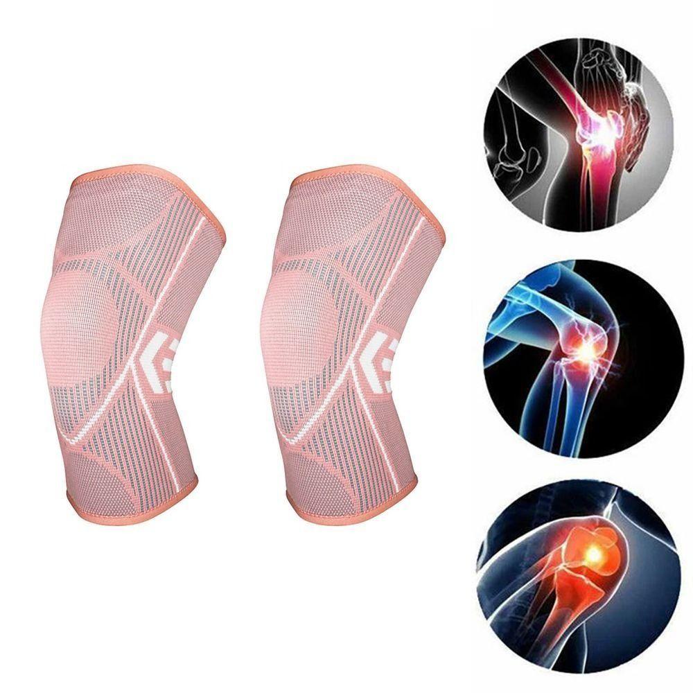 Черные Серые Розовые Наколенники Нейлон Полиэстер Защита Колен Новая Коленная Повязка