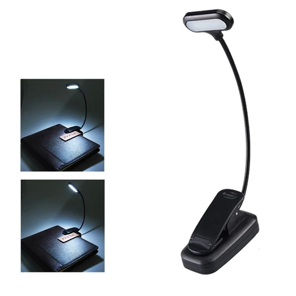 5 LEDs Clip On Goosenecks Clip Computer Travel Nightlight LED Lighting Book Light Desk  Lamp
