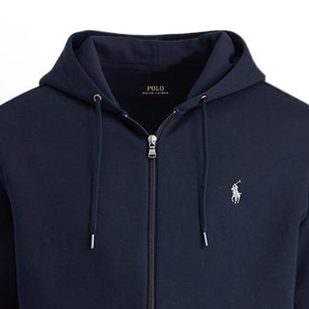 Polo Ralph Lauren Однотонная толстовка с капюшоном на молнии с вышивкой логотипа пони, с длинными рукавами, женская толстовка 211700350-002