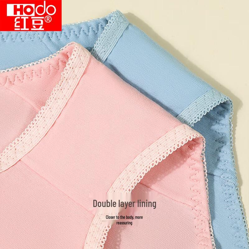 Hongdou Women's Cotton Printed Bowknot Briefs 4-Pack