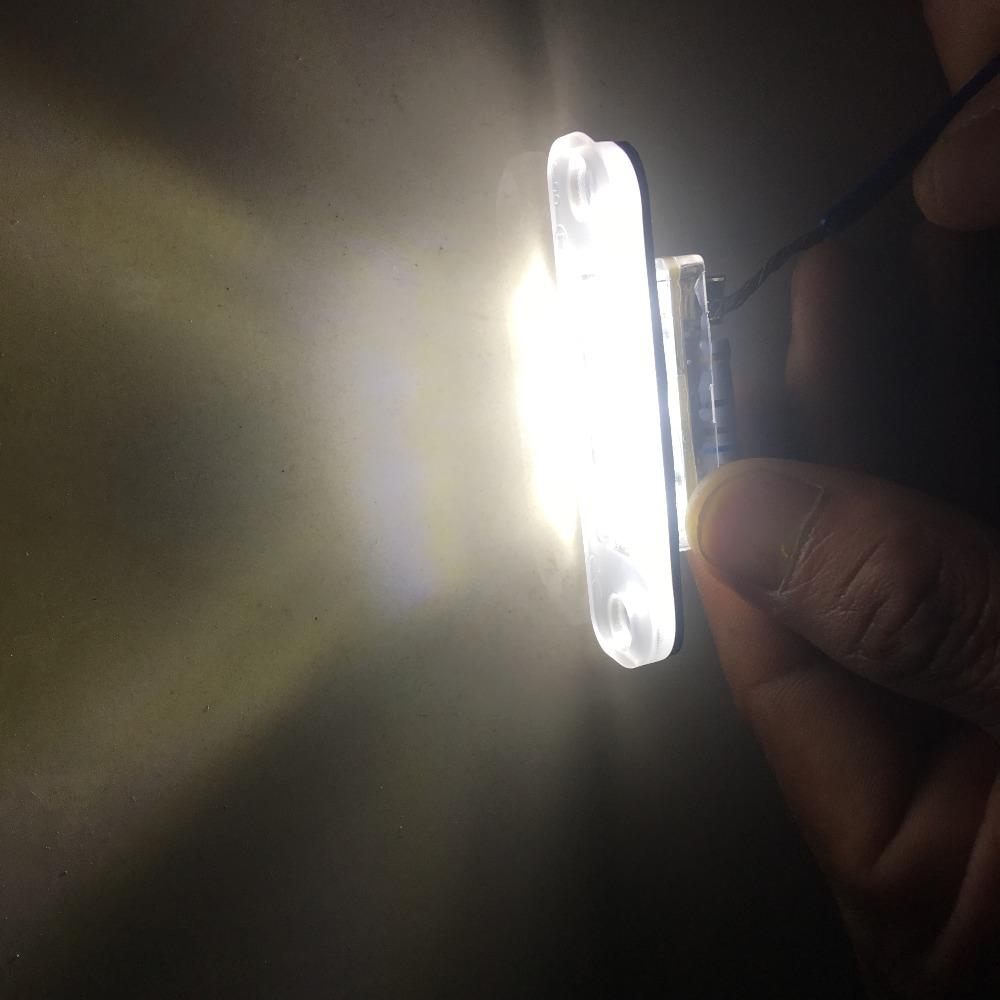 2x Светодиодная лампа подсветки номерного знака прямого прилегания для Mercedes-Benz W251 R-Class W164 ML-Class X164 GL-Class