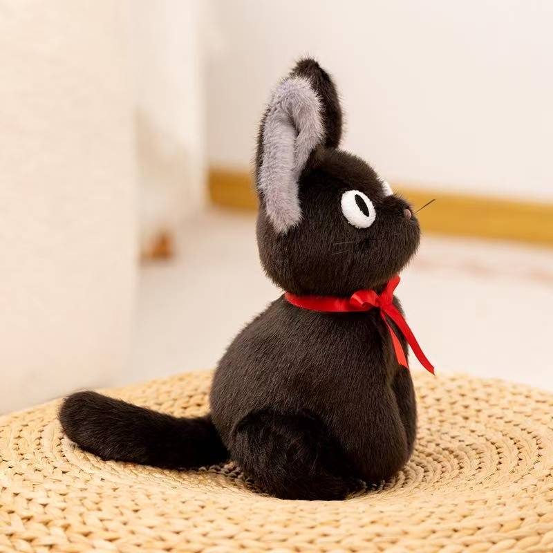 Новейшая Ведьма Маленький Черный Кот Каваи Мягкая Плюшевая Игрушка Ручной Работы Кукла Мультяшная Аниме Милая Детский Подарок на День Рождения Кукла Рождество