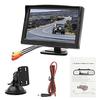 OBEST 5-inch On-Dash LCD Monitor with Dual Video Inputs for 12V Vehicles and Reverse Switching