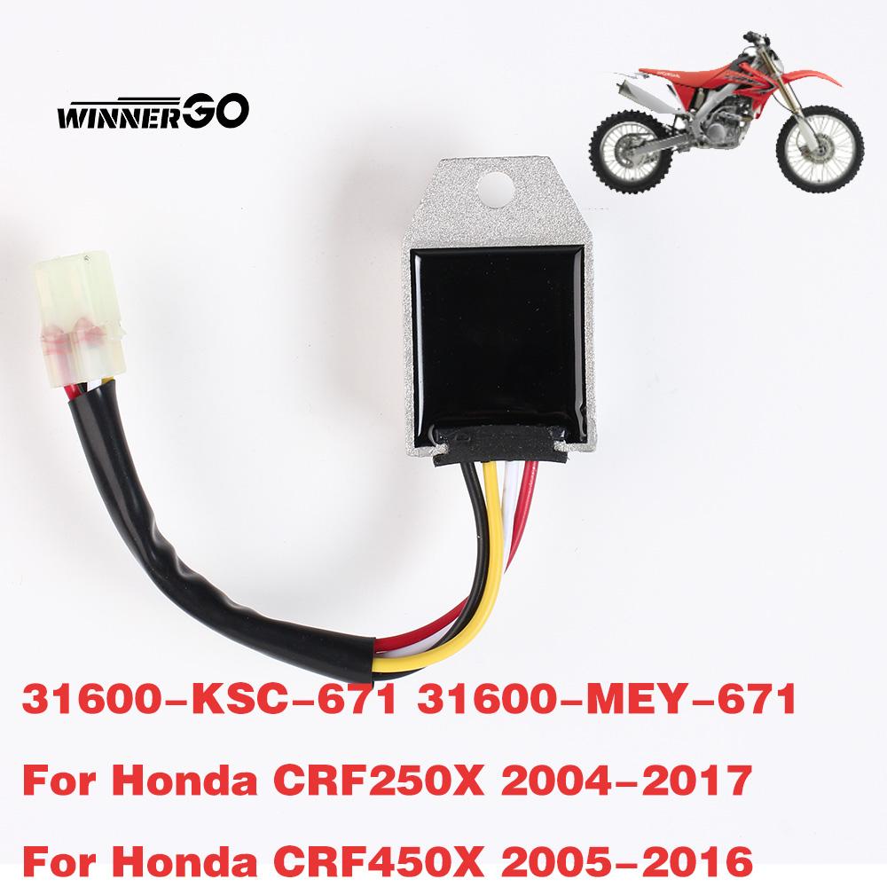 Регулятор-выпрямитель напряжения для мотоцикла Honda CRF450X CRF 450 X CRF250X CRF 250 X 31600-KSC-671 ASIAWING LD450 31600-MEY-671