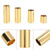 4PCS Metal Guitar String Slide Golden Color Metal Slide Guitar Bass Slide  For Electric Guitar