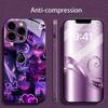 Красочный гальванизированный стеклянный чехол для телефона iPhone 17 16 15 14 13 12 11 Pro Max Plus 16E 17Air