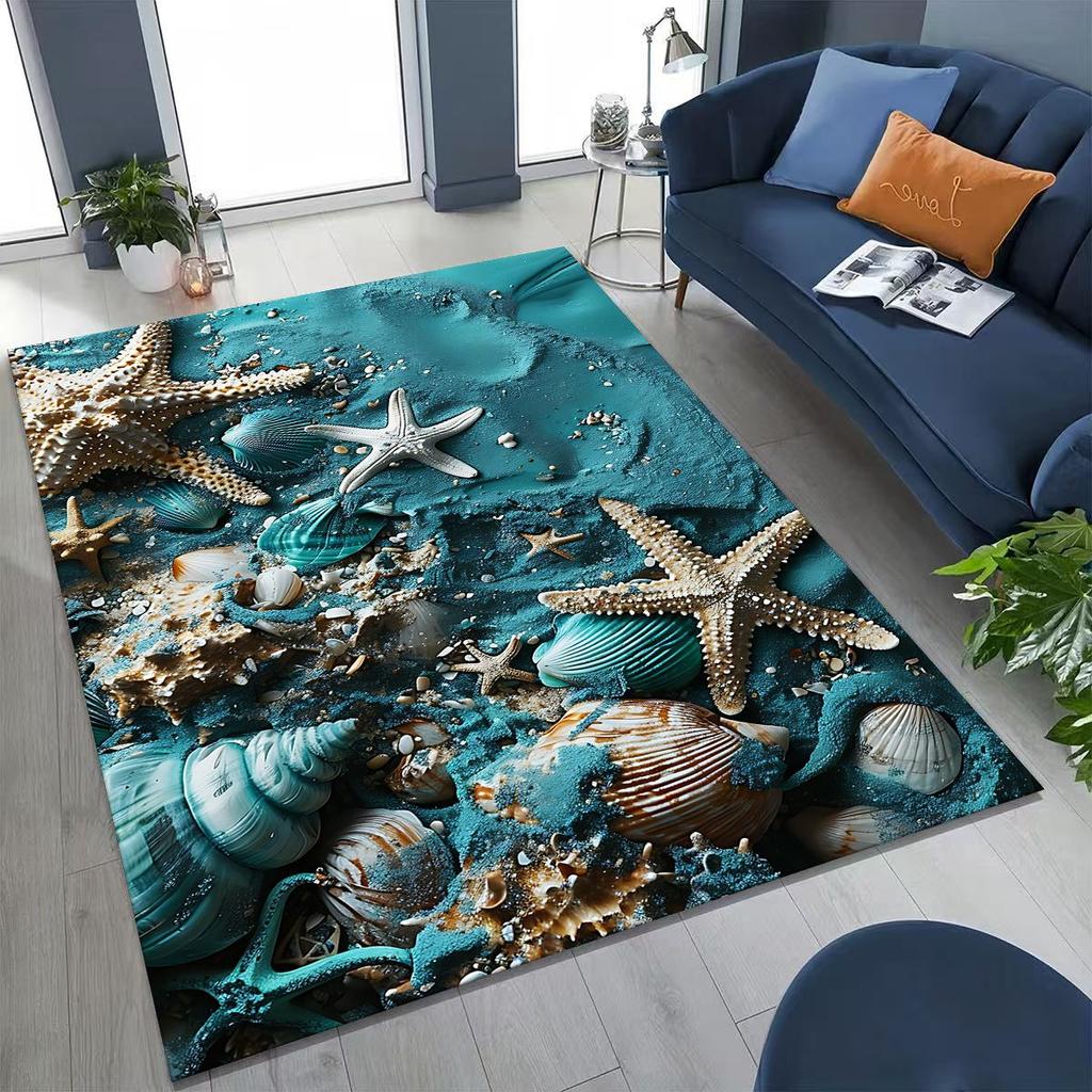 Ковер Dream Starfish Shell Tropical Beach Sea Star Art для спальни, гостиной, дивана, домашний коврик для двери, декор, большой нескользящий коврик для пола