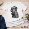 Cane Corso Italian Mastiff Black and White Dog Design Unisex T-shirt