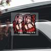 Аниме Персонаж 02 darling Наклейка на Автомобиль Защита от Царапин Декор Кузова Креативная Наклейка Водонепроницаемая Светоотражающая