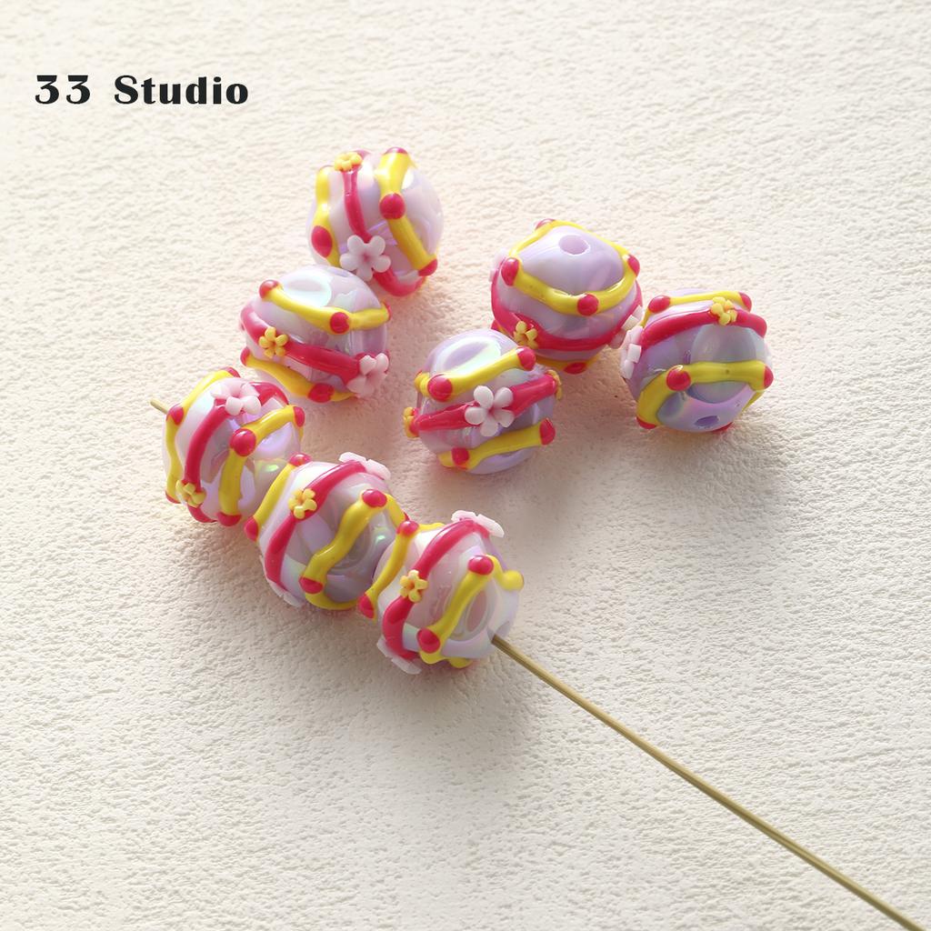 Тяжелая специальная дрель, бусины с ручной росписью, аксессуары «сделай сам», комплект материалов, цепочка для мобильного телефона, автомобильный кулон, бусины-проставки, браслет