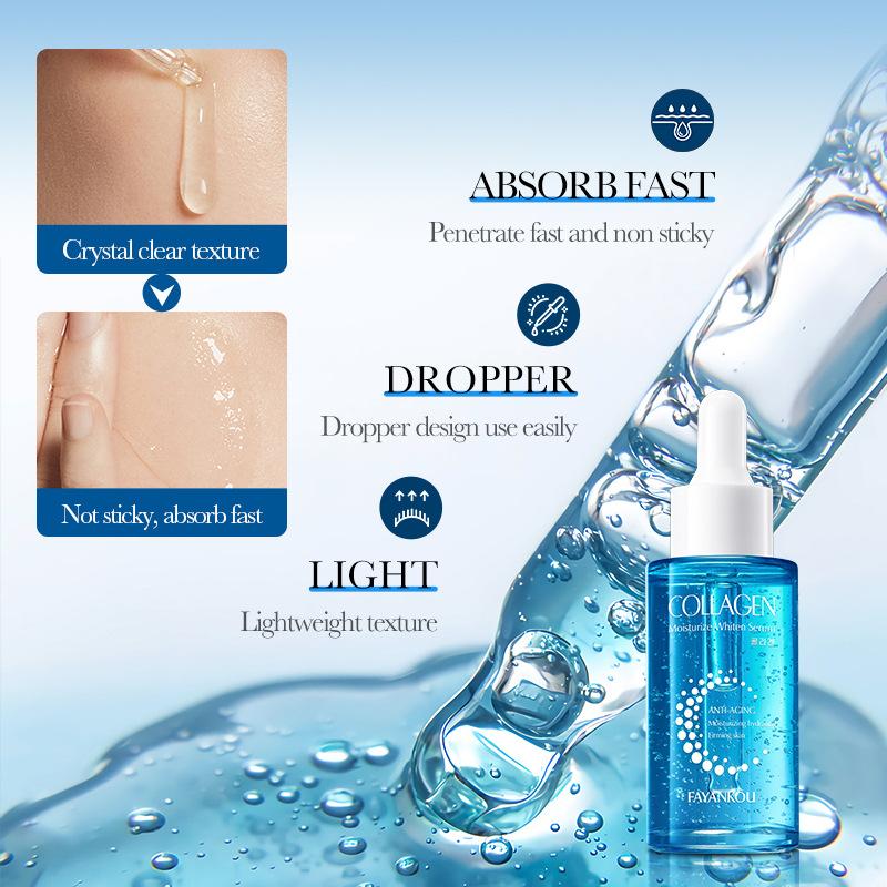 Collagen Moisturizing and Whitening Essence Brightening Skin Improve Dull Face Anti-wrinkle Essence Skin Care