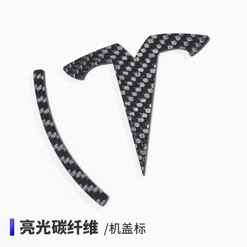 QPVH8 For Tesla Model3 Y X S Highland Logo Sticker True Carbon Fiber Spacex Elon Musk Letter Car Stickers Exterior Accessories