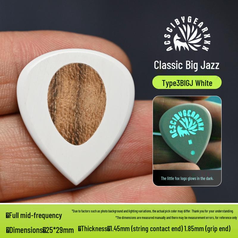 GEARXXX Nine-Tailed Fox Non-Slip Speed Pick for Folk/Electric Guitar & Bass.