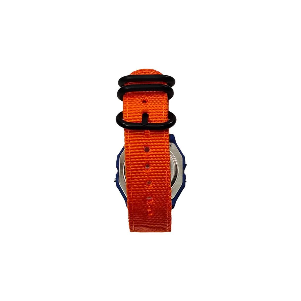 Casio Часы Custom Collection, кварцевый механизм, нейлоновый ремешок, мужские, черный циферблат, F-91WM-2A(Watch5--)