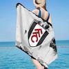 1PC Fulham Crest Design Beach Towel - Soft,  Absorbent Microfiber, Lightweight, Ideal for The Beach, Parties, Travel, Camping fan gifts