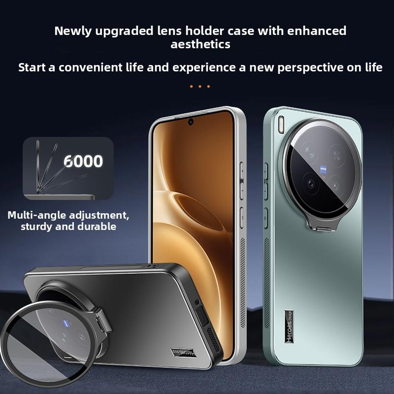 Для VIVO X300 Ultra Чехол Жесткий Матовый С Подставкой Магнитный Защита Объектива Задняя Крышка Чехол Для VIVO X300 Pro X300Ultra Корпус Телефона