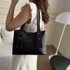 Leather Highquality Pu Womens Tote Bag With Unique Stitching Detail Ideal For Outings Daily