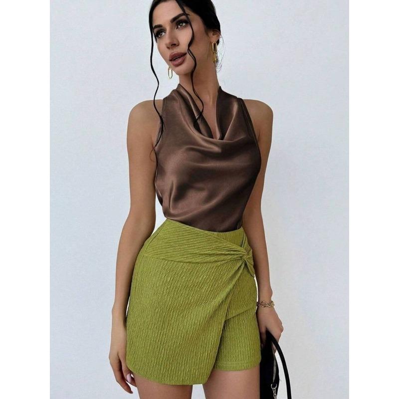 Женская летняя мода новый сексуальный топ без рукавов