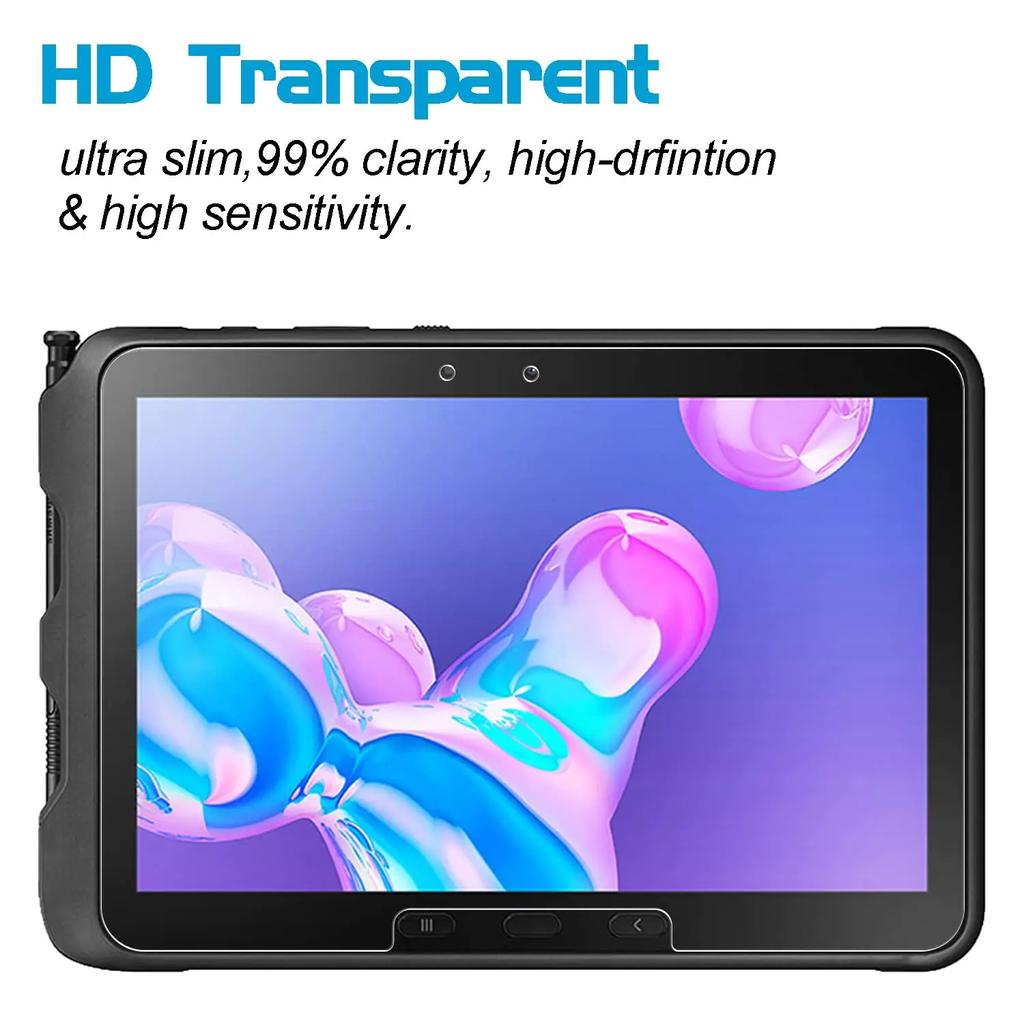 1/2/3PCS Screen Protector for Samsung Galaxy Active Pro 2019/Active4 Pro 2022 10.1 Tempered Glass SM-T545/T547/T636