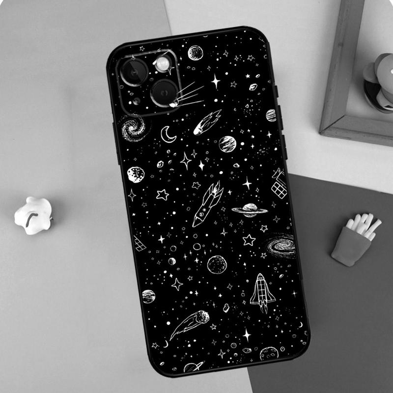 Чехол-бампер для телефона 'Волшебное Космическое Лунное Планетное' для iPhone 15 Pro Max 11 12 13 14 16 Pro Max Mini XR 16e 15 16 Plus