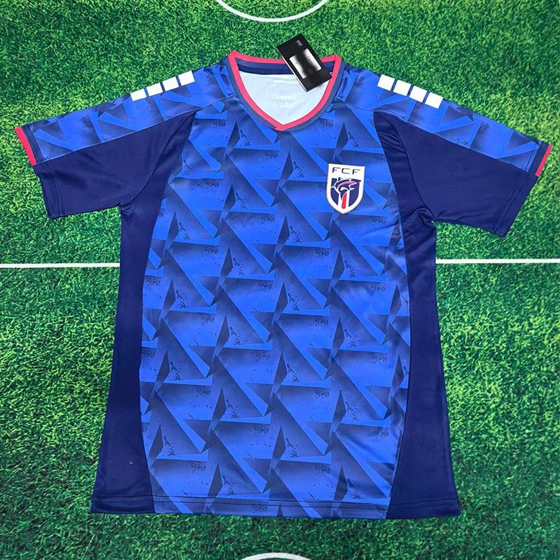 Cape Verde Home Soccer Jersey 2026-2027 Mens Short Sleeve Football Uniform Bamboo Fiber Breathable Sportswear