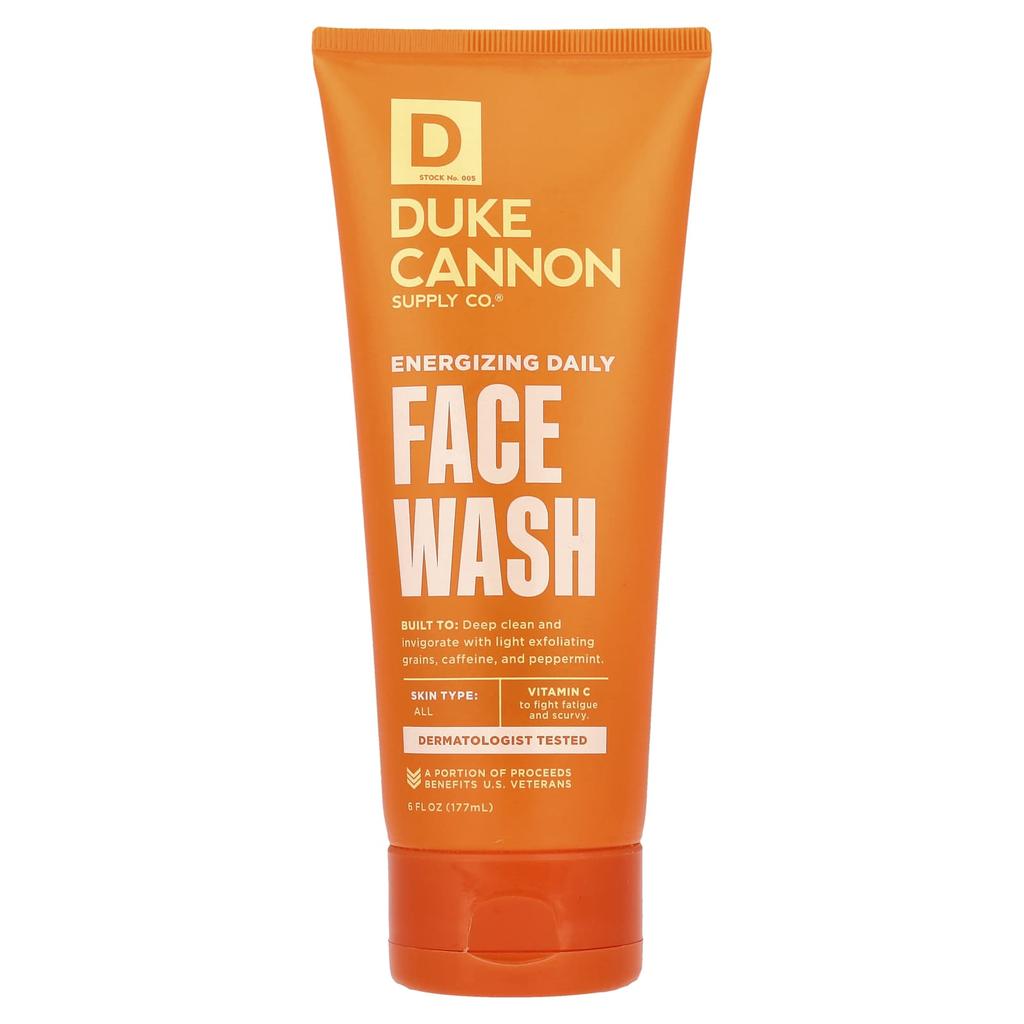 Duke Cannon Supply Co. Energizing Daily Face Wash, 177Ml(6Fl Oz)