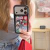 Зеркало бокового вида Милый кот Чехол для iPhone 14/13 Pro Max Защита от падения