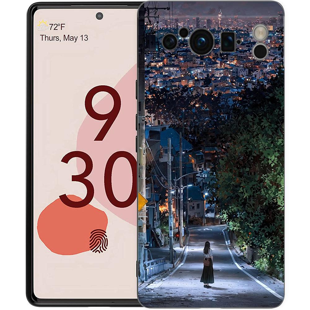 Серия 'Пейзажи Японии' Эстетизм Пейзаж Чехол для телефона для Google Pixel 9 8 7 6 Pro XL 8A 6A 7A 5G Мягкий ударопрочный ТПУ Чехол