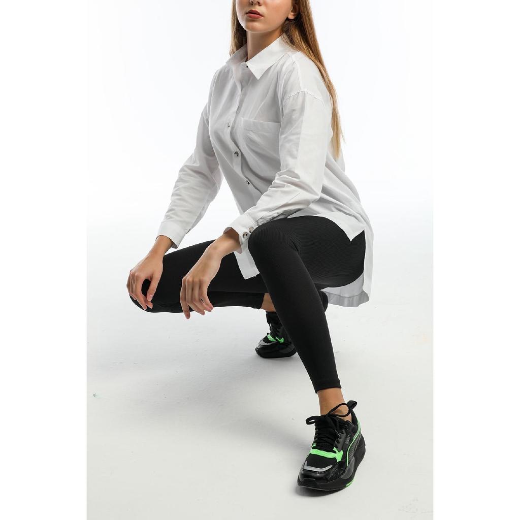 Индиго Индиго Индиго Трикотажные колготки в рубчик с завышенной талией и эластичной резинкой на талии